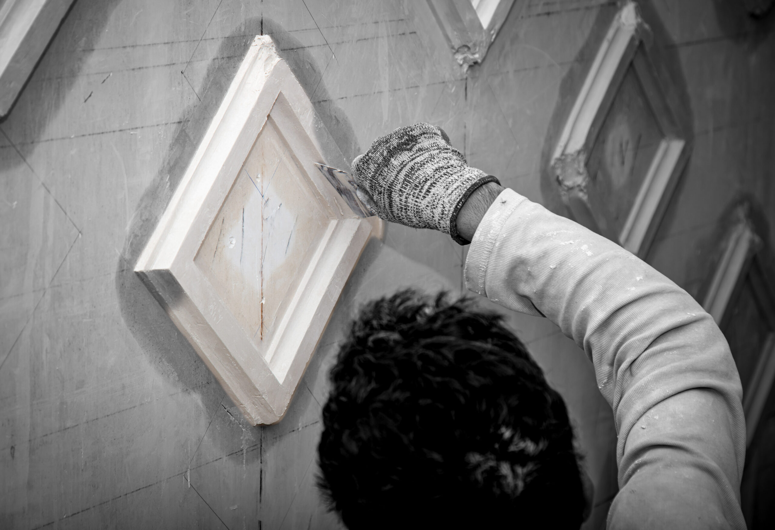 Artisan maçon à Arras